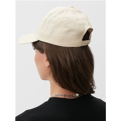 Кепка однотонная MINAKU, бежевая, размер 58