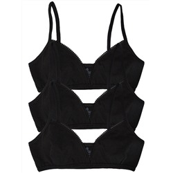 4486-02 Топ для девочки черный (BAYKAR)