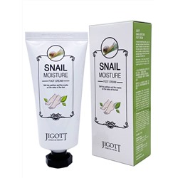 Jigott Крем для ног с экстрактом улитки Snail Moisture Foot Cream
