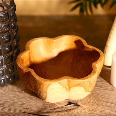 Салатник, 20×20×9 см, тиковое дерево