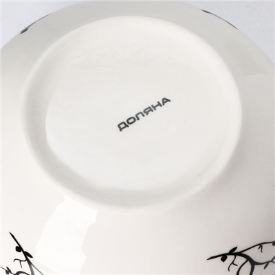 Салатник Доляна «Весенний вечер», 600 мл, d=15.5 см, белый