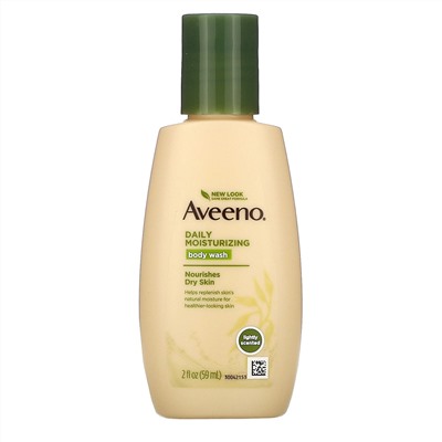 Aveeno, Daily Moisturizing Body Wash, 2 fl oz (59 ml)