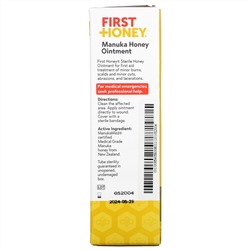 First Honey, Manuka Honey Ointment, 0.5 oz (14.2 g)