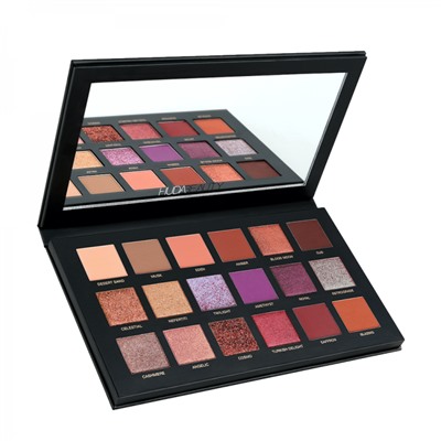 Тени для век Huda Beauty Desert Dusk Palette 18 цветов