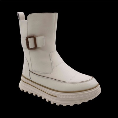 Ботинки на меху VP07-2 бежевые