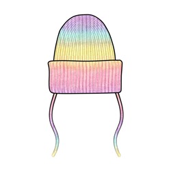 Шапка трикотажная для девочек