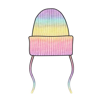 Шапка трикотажная для девочек