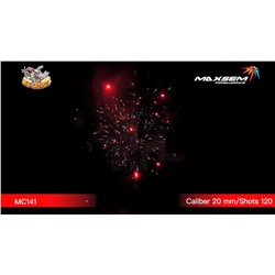 Фейерверк MC141 Радостная картина / Moving Painter (0,8" х 120)