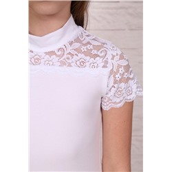 Джемпер Камелия кор. рукав (Белый)