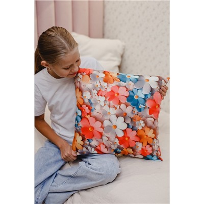 Наволочка декоративная декоративная 1 шт 3D эффект НАТАЛИ, 1209566