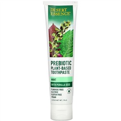 Desert Essence, Prebiotic, Plant-Based Toothpaste, Mint, 6.25 oz (176 g)