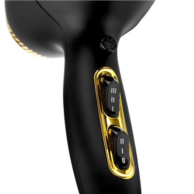 Фен BRAYER 3005BR , 2200 Вт, 2 скорости, 3 температурных режима, концентратор, чёрный