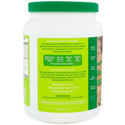 Amazing Grass, Green Superfood, The Original, 800 г (28,2 унции)