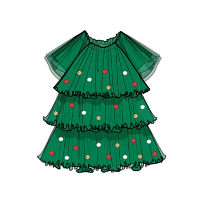 Платье детское трикотажное для девочек