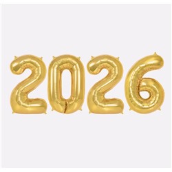 Набор воздушных шаров из фольги цифры 2026 (большие)