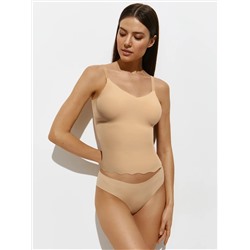 Omsa Топ 2. OmD 1211B Invisible Майка "Топ" женская (топ на тонких бретелях с вкладышами), PA