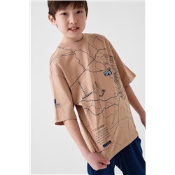 Фуфайка трикотажная для мальчиков (футболка) PLAYTODAY, 1243838