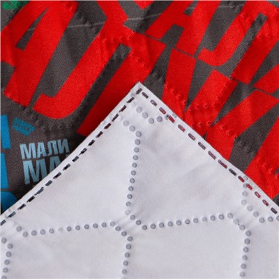 Покрывало 1.5-спальное «Этель. Карта мира», 145×210 см, микрофибра