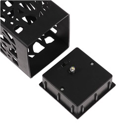 Садовый светильник «Ажурный», уличный, на солнечной батарее, 6×29×6 см, 1 LED, свечение белое