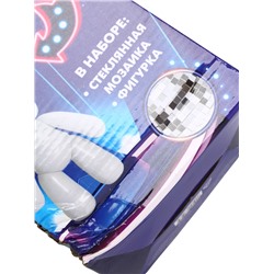 УЦЕНКА Декор фигурки зеркальной мозаикой «Медведь», серебро