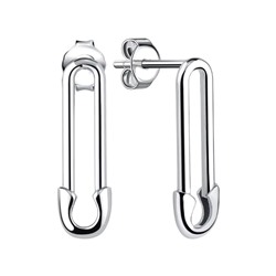Серьги из серебра без вставки, Л-11933