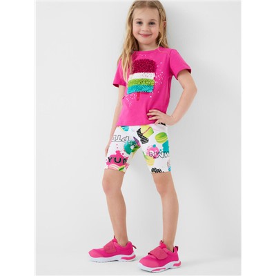 Фуфайка трикотажная для девочек (футболка)