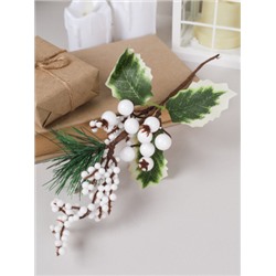 Ветка искусственная 30 см / GP22-545 /уп 60/300/Новый год