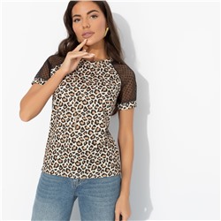 Футболка с анималистичным принтом, Талант перемен (animal)