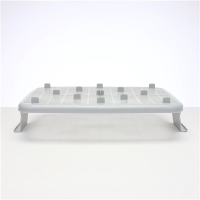 Туалет с сеткой,44×33×11.5 см, серый