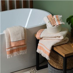 Полотенце махровое Love Life «Бриз» 70×120 см, оранжевый, 100% хл, 500 г/м²