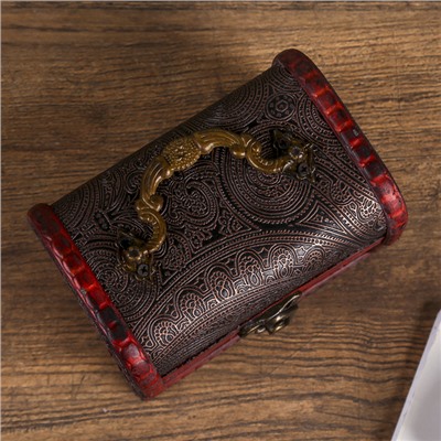 Шкатулка для украшений «Сундук с ручкой. Лаконичность», дерево, 12×8×8 см