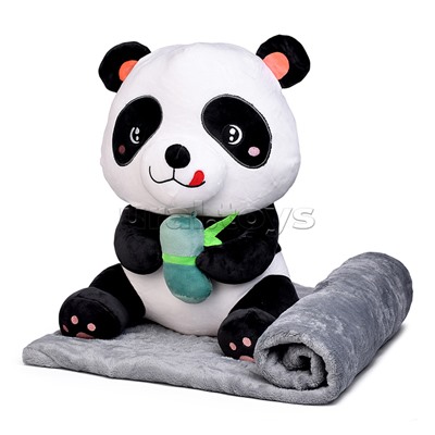 Мягкая игрушка "Медведь" с пледом (110х160)