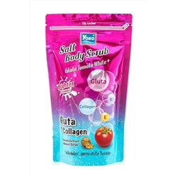 Siam Yoko Солевой скраб для тела c глутатионом и томатом / Salt Body Scrub Gluta Tomato White, 350 г KRISTALLER, 1109667