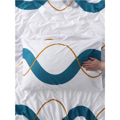 Постельное бельё евро LoveLife «Волна», микрофайбер