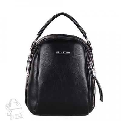 Рюкзак женский 89881 black Valle Mitto/30