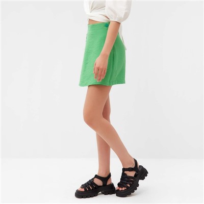 Юбка-шорты женская MIST Summer time, зелёная, размер 44