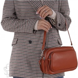 Сумка женская кожаная 8380VG brown Vitelli Grassi  в Новосибирске