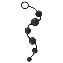 Анальная цепочка Black Velvets Anal Beads - 40 см.