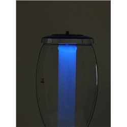 Башня пивная Monlin, колба 3 л, ёмкость для льда, подсветка, пластик, синяя