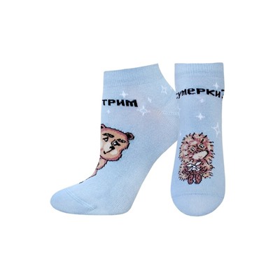 Короткие БРЕСТСКИЕ НОСКИ ЖЕНСКИЕ 1162 СМФ "Ежик в тумане"