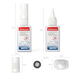Корректор-ручка 12мл 779  "Арктический белый" ErichKrause