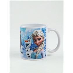 Детский сладкий новогодний подарок «Холодное сердце», конфеты 150 г, кружка керамическая