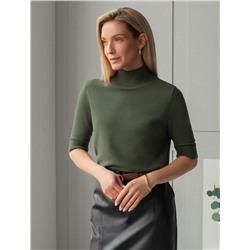 Джемпер тонкой вязки из хлопка с нейлоном