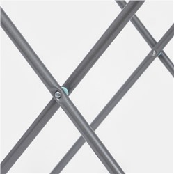 Сушилка для белья напольная, рабочая длина 18 м, серая