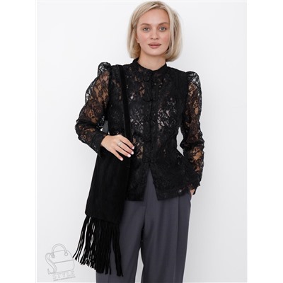 Сумка женская кожаная 5831-1P black Polina&Eiterou  в Новосибирске