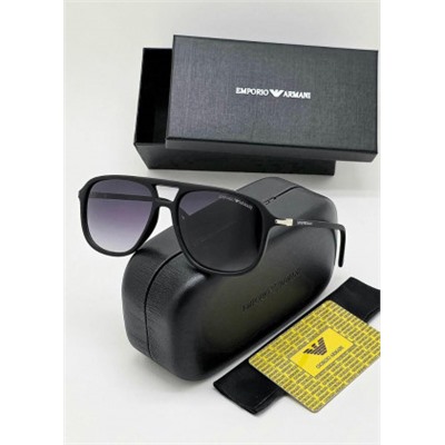 Набор мужские солнцезащитные очки, коробка, чехол + салфетки #22892477