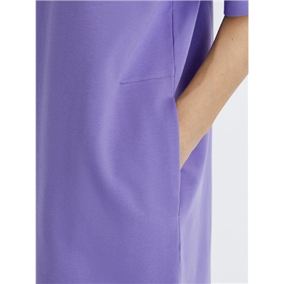 Omsa Платье OmD 3741С Платье-туника женское OVERSIZE кор/рук, CO+EL