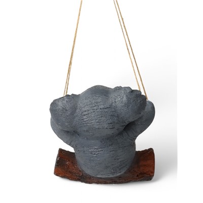 Подвесной декор из полистоуна «Коала на бревне», 25×15×24 см