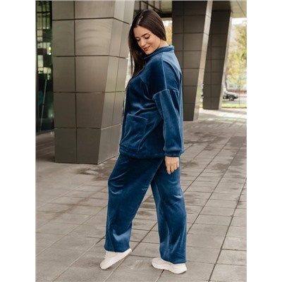 Куртка "Алиса" синий вельвет