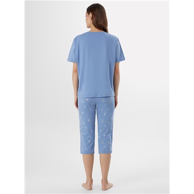 КОМПЛЕКТ ЖЕНСКИЙ (ФУТБОЛКА, БРИДЖИ) 592370